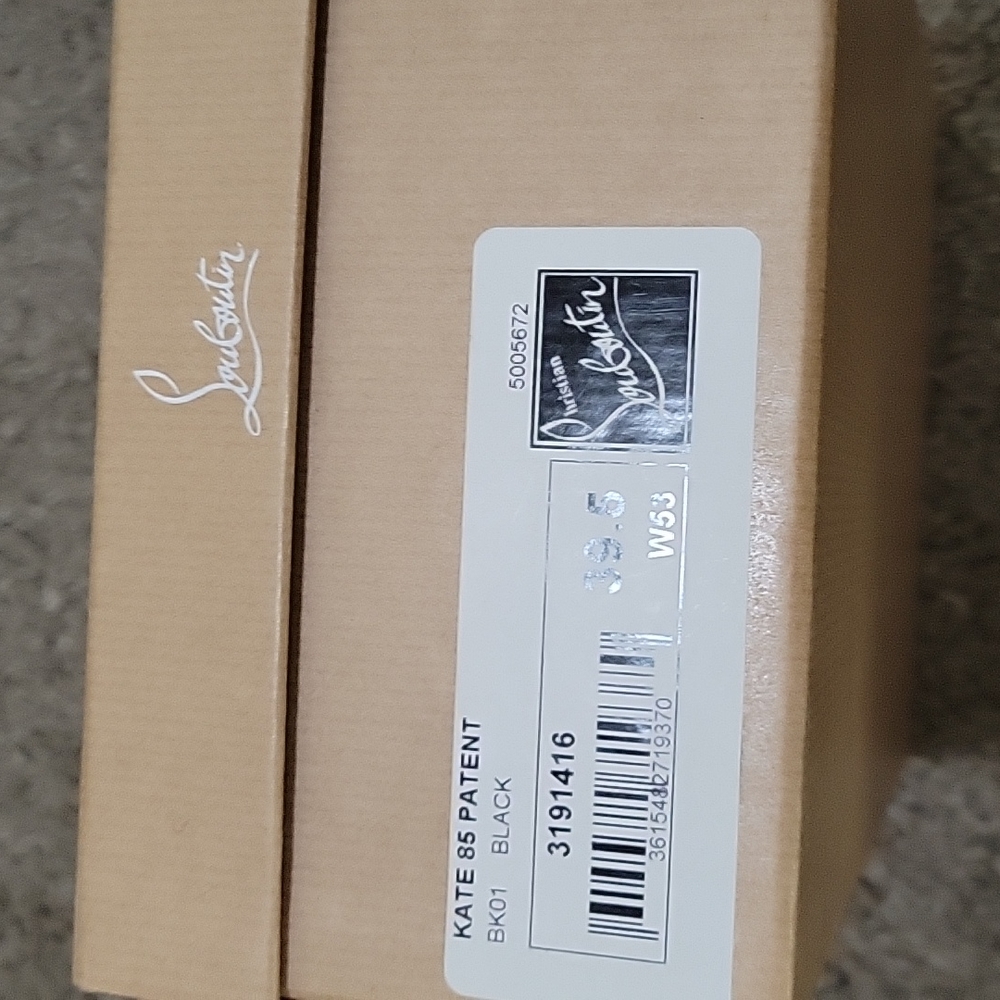 Christian Louboutin black shoes